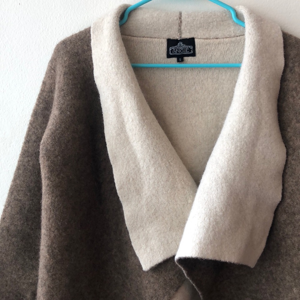 Tan Sweater Cardigan